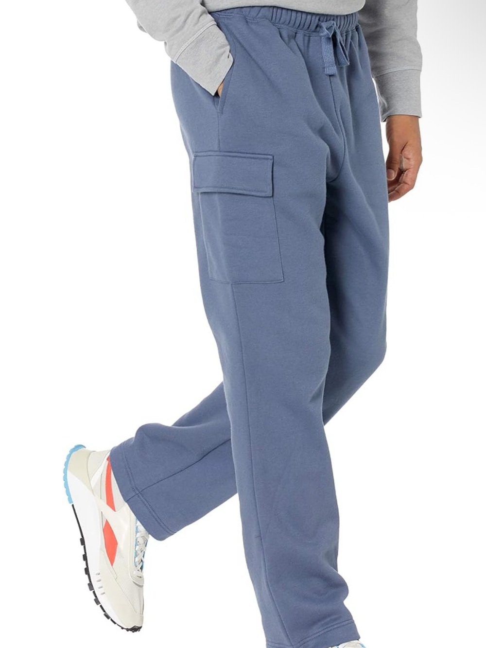 Men's Blue Cargo Sweatpants - Amazon Essentials